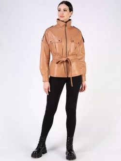 Кожаная куртка осенняя