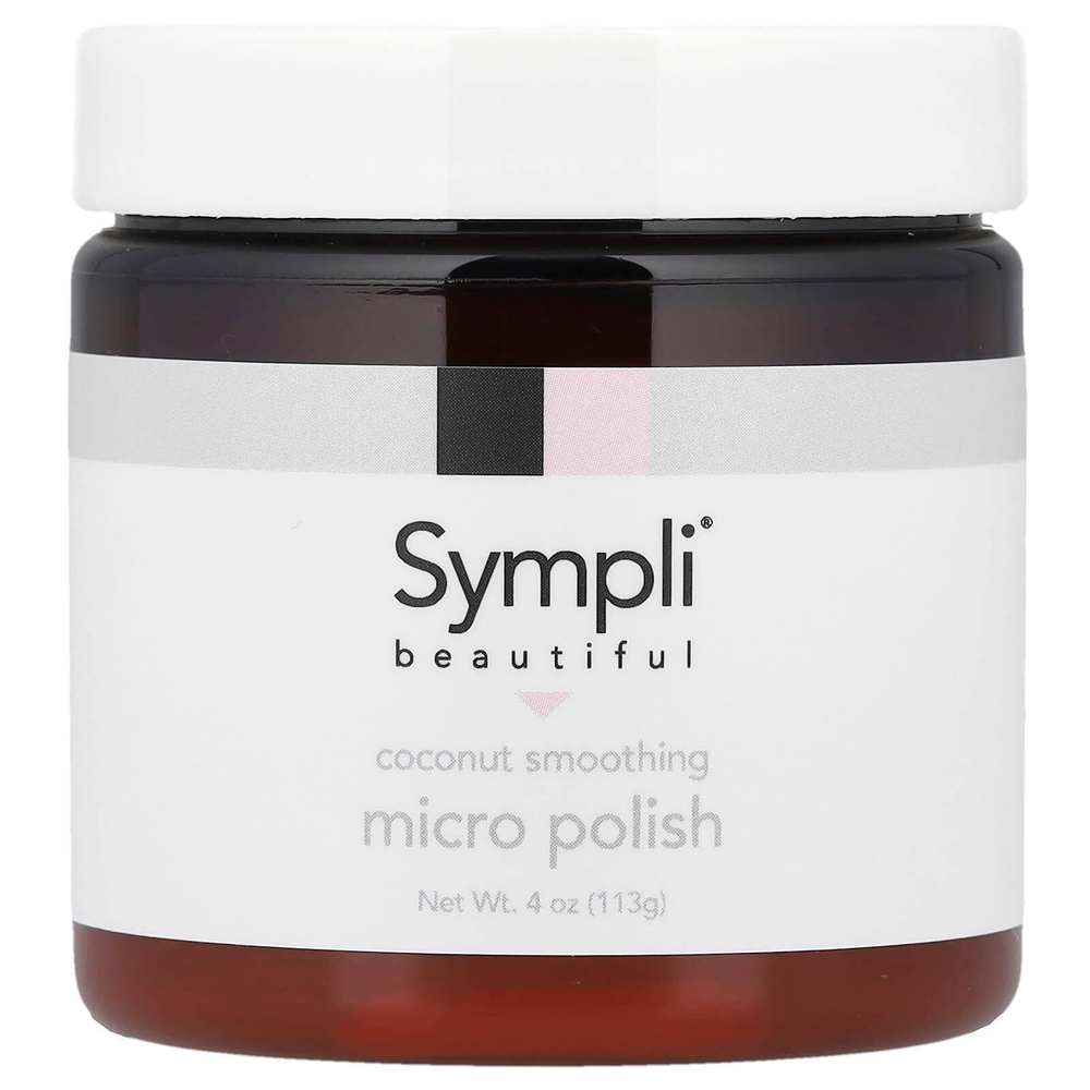 Sympli Beautiful, кокосовый скраб для гладкости кожи, 113 г (4 унции)