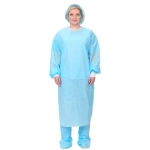 Халат хирургический нестерильный Евростандарт-Лайт тип-2 140 см размер 52-54 плотность 42 рукав манжета 10 шт