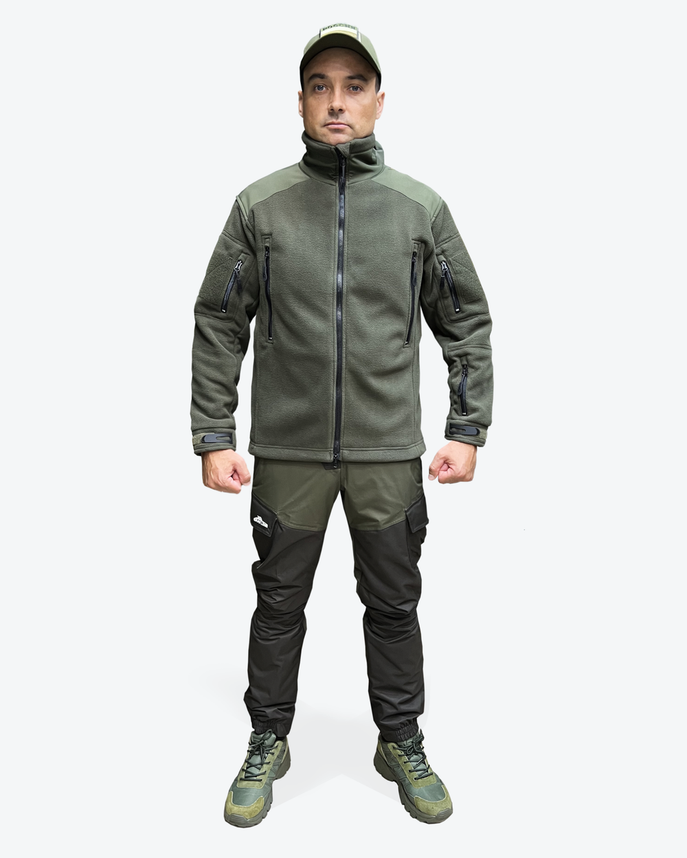 Флисовая кофта, Олива