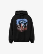 Худи Called a Garment Horses Heavy Cotton черный