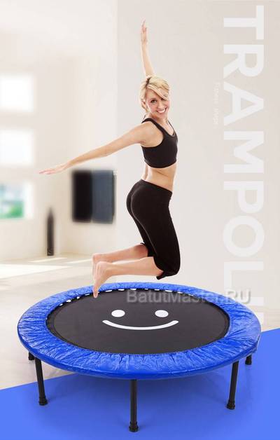 Каркасный батут, диаметр 5 фт, оранжевый