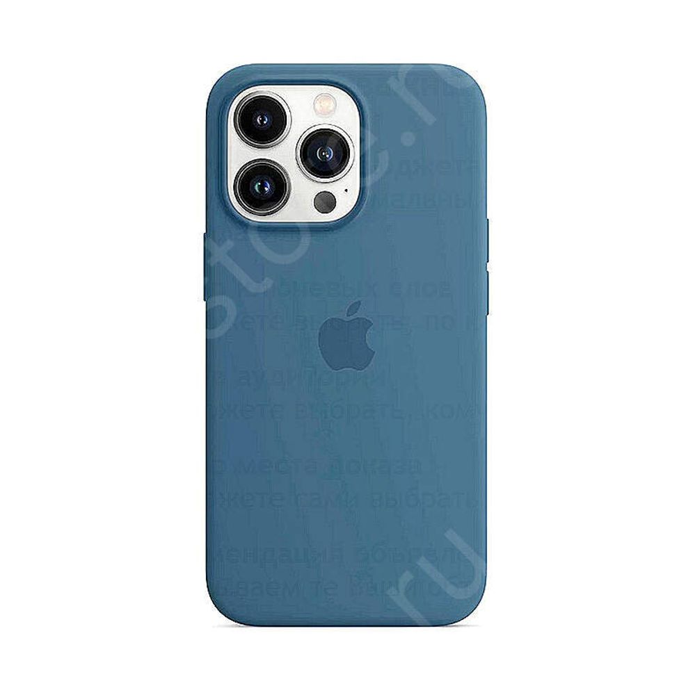 Чехол для iPhone Apple iPhone 13 Pro Max Silicone Case Blue