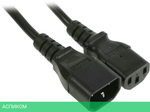 Кабель питания Hyperline PWC-IEC13-IEC14-5.0-BK черный