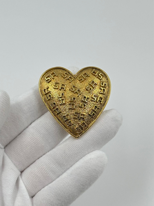 Брошь в виде сердца Sonia Rykiel