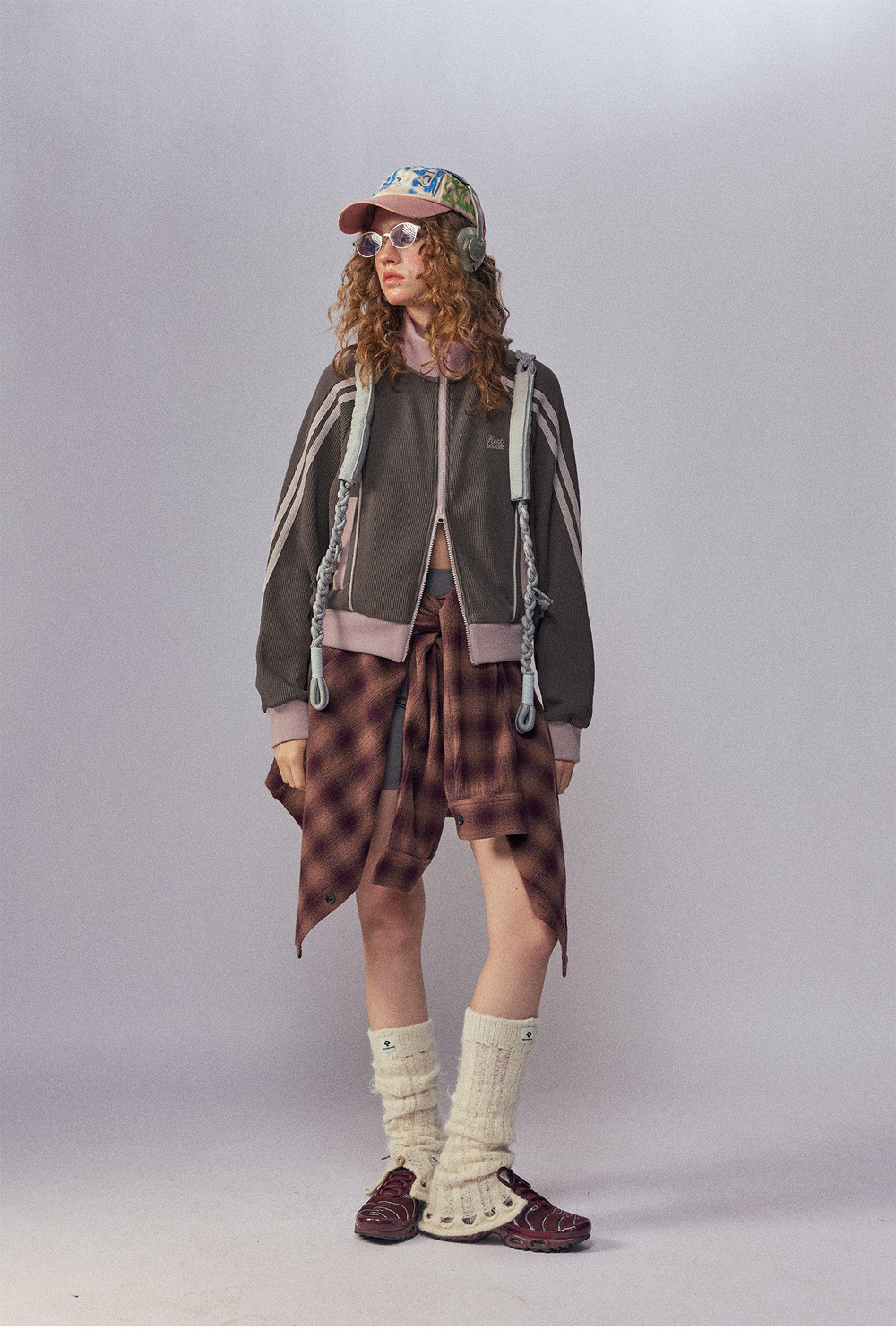 Олимпийка Nothomme Monterest Vintage Sport-Style Waffle Zip-Up Jacket