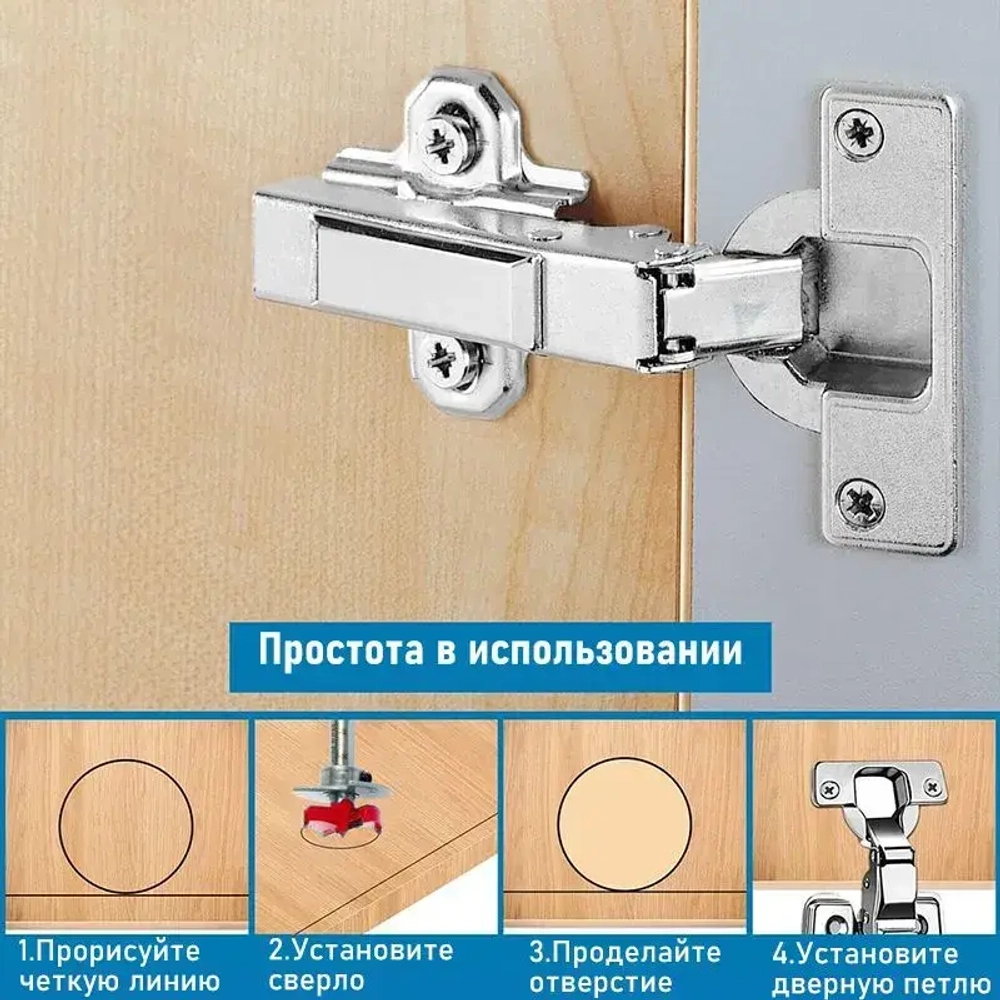 35 мм ,набор направляющих для дверных петель, Мебельный шаблон для разметки фасадных петель