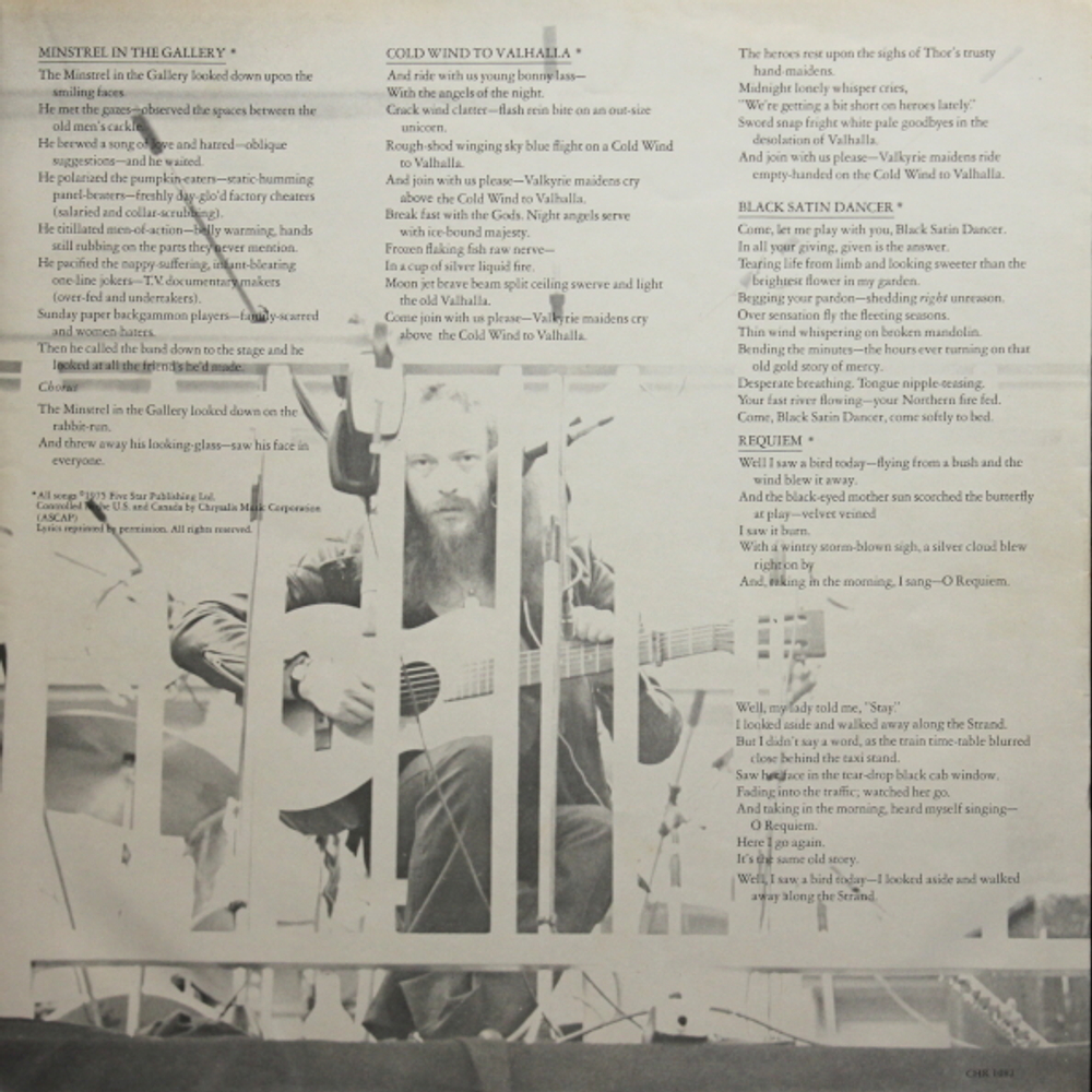 Jethro Tull / Minstrel In The Gallery (LP)