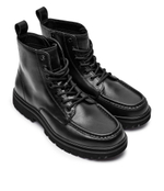 Кожаные высокие сапоги EVA CALVIN KLEIN JEANS - черный(YM0YM01073)