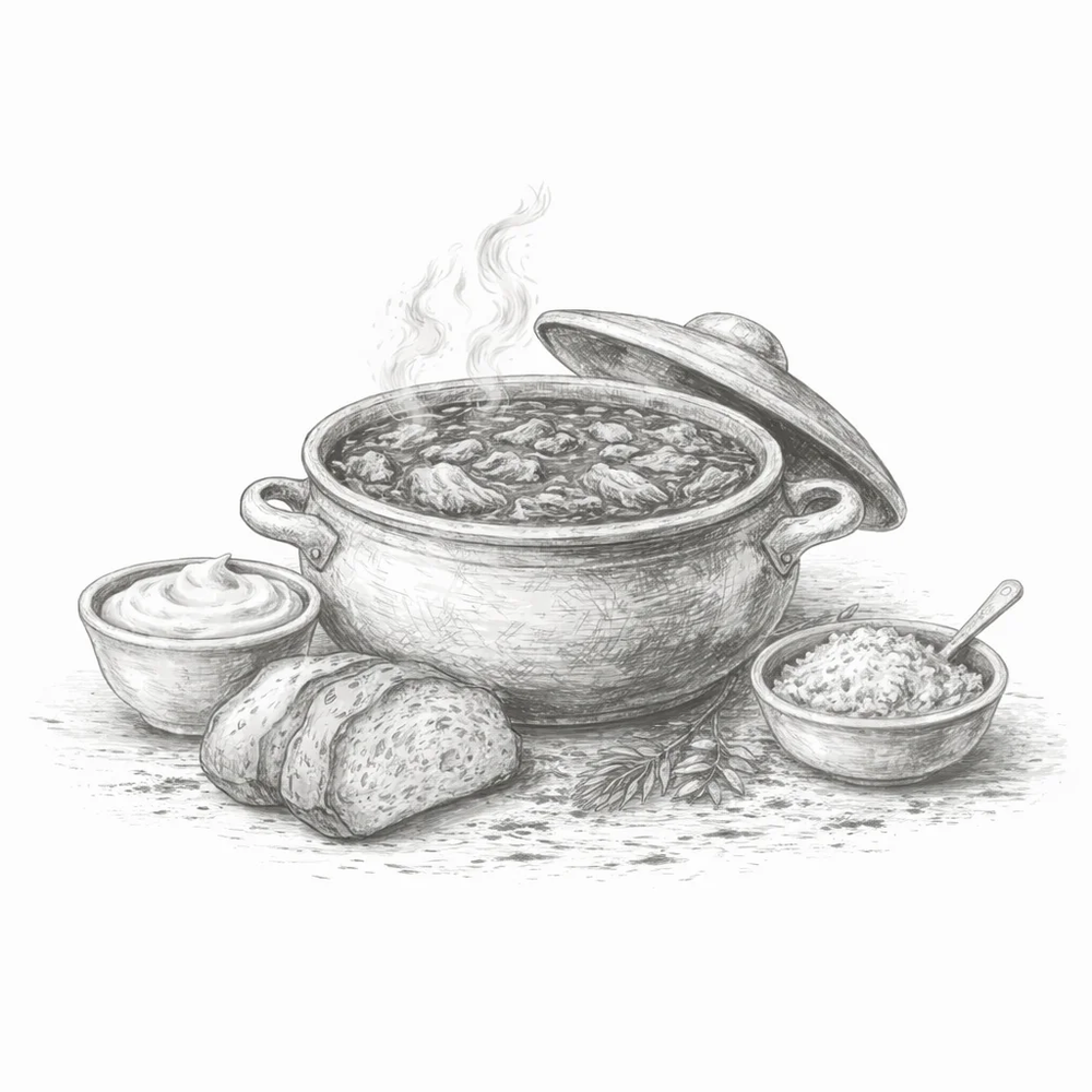 Борщ «Московский»