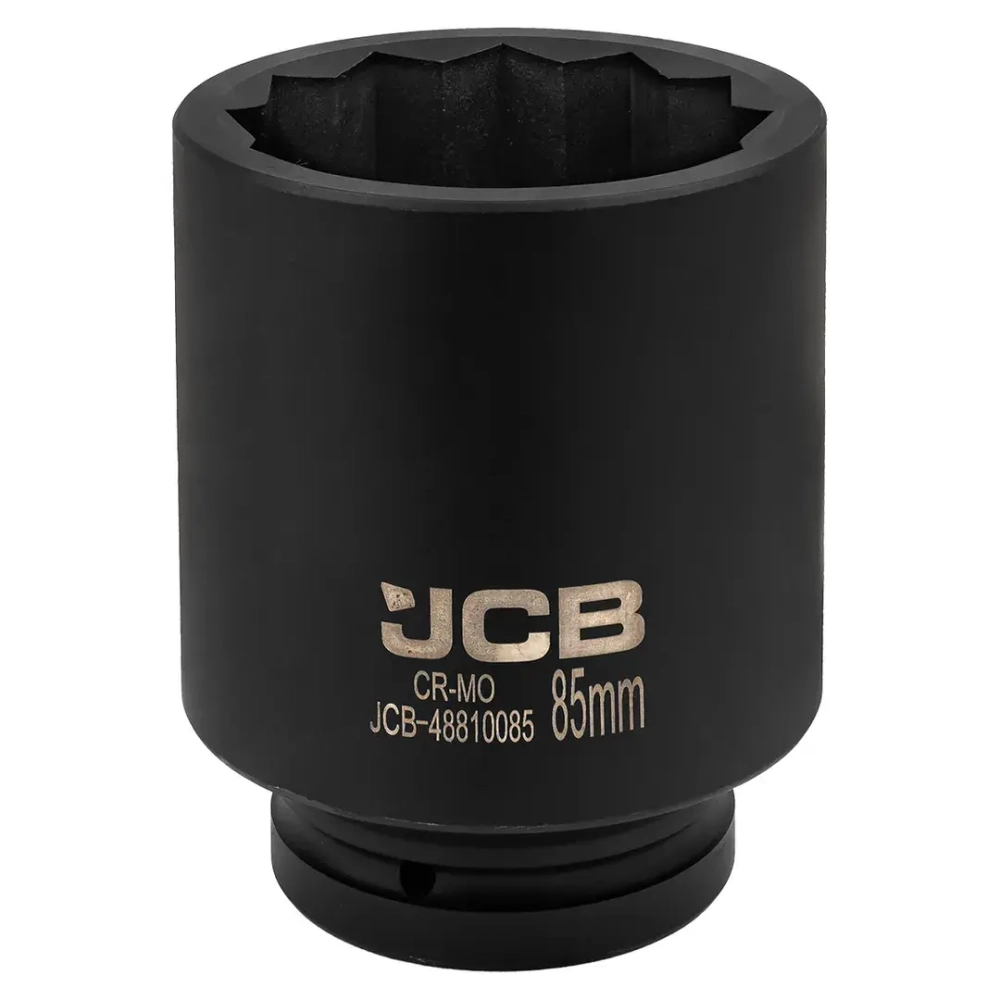 Головка ударная глубокая 1'', 85мм (12гр.) JCB JCB-48810085