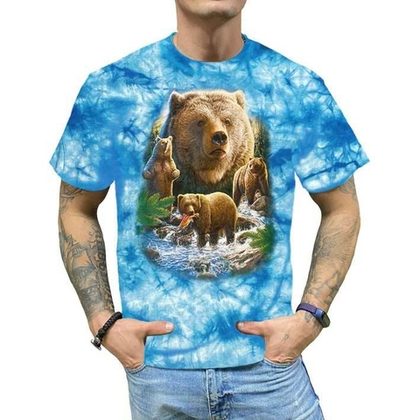 Футболка Медведи на охоте