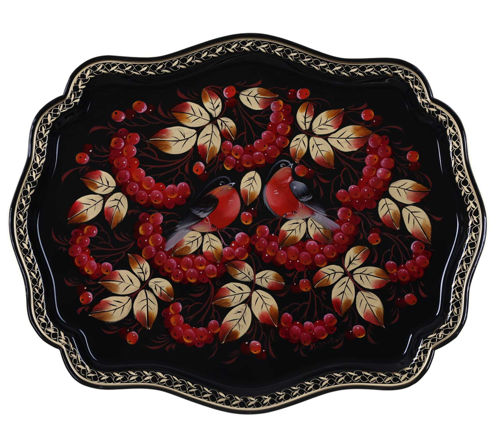 Zhostovo metal tray A20D17012534