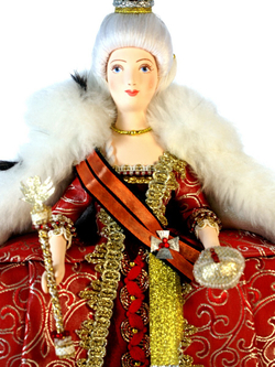 Кукла коллекционная Императрица Екатерина Алексеевна II Великая