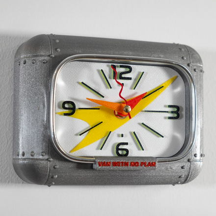 Camper Craft Airstream Mini — настенные часы 15 × 12 см , декор для автодома, кемпера и яхты