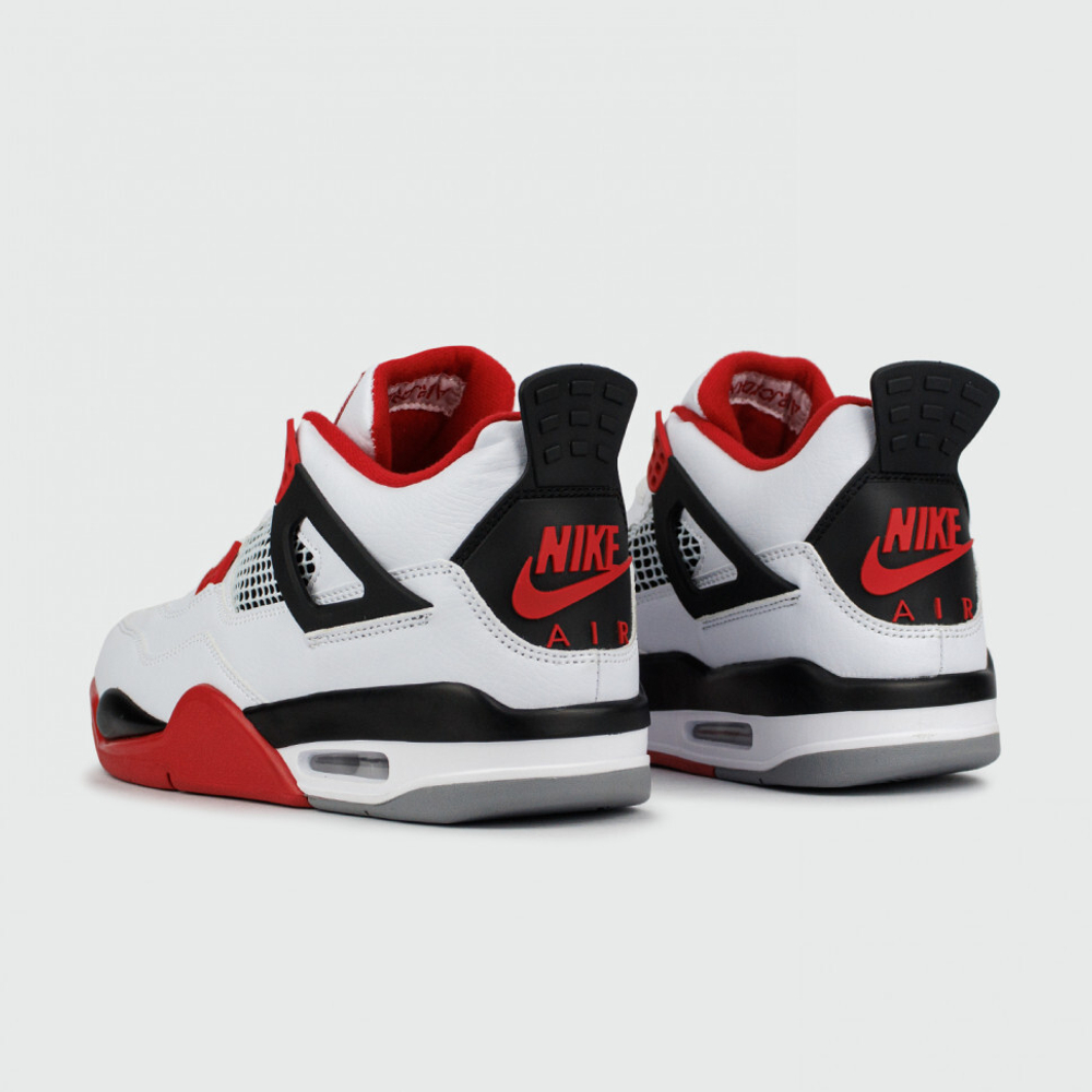 кроссовки Air Jordan 4 Retro White / Red Wmns