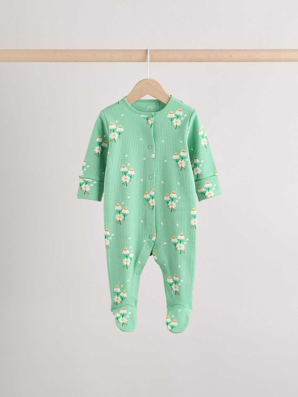 Комбинезон / Cлип для малышей Next E18-345, 4 шт., Светло-зеленый, Белый, Желтый, Голубой