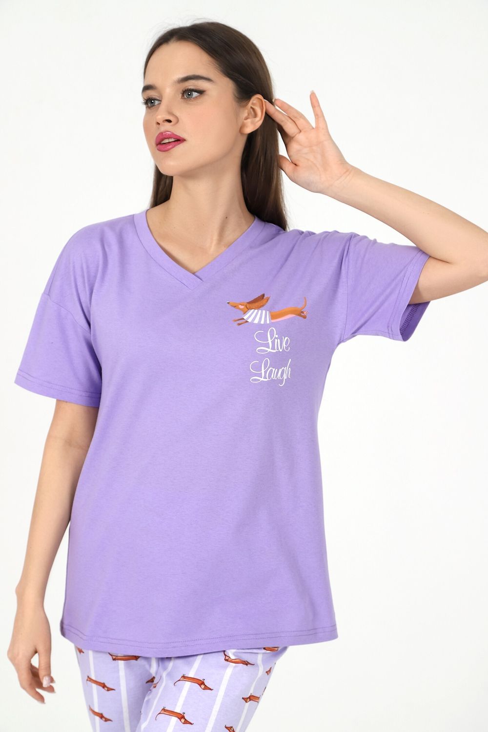 Костюм женский Таксы-2 Виотекс ЛИЛОВЫЙ