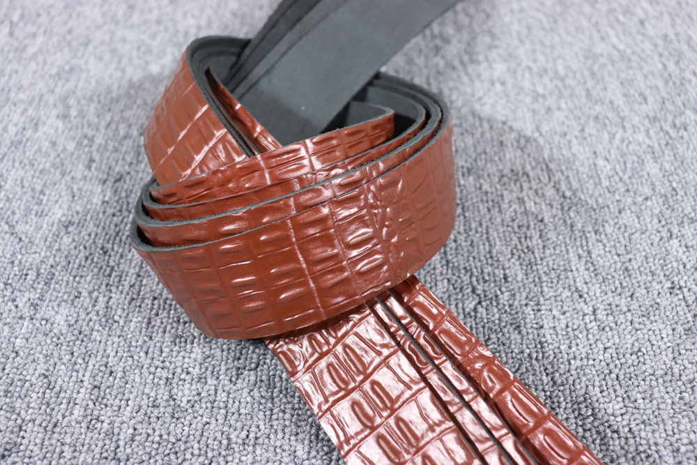 Ременная заготовка Медная с лицевой отделкой + плита Кайман 3,3-3,8