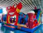Коммерческий надувной батут «Крабиссимо» 11*9*7 м