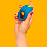 Синее эрекционное виброкольцо Romp Juke Vibrating Cock Ring RPCRSG5