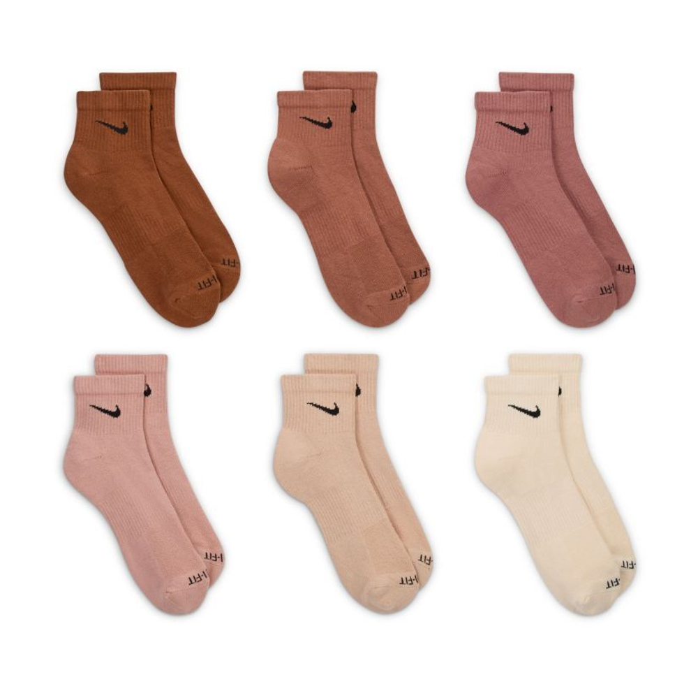 Теннисные носки Nike Everyday Plus Cushion Crew 6P - multicolor