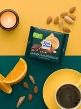 Шоколад тёмный Ritter Sport Миндаль и апельсин 100 г
