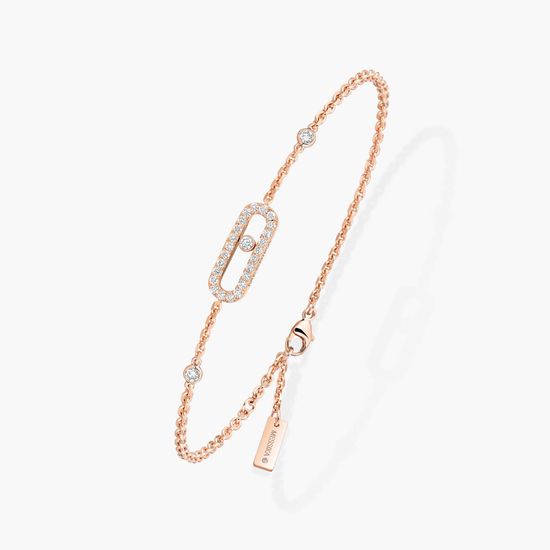 Браслет Messika Move Uno Pavé из золота с бриллиантами