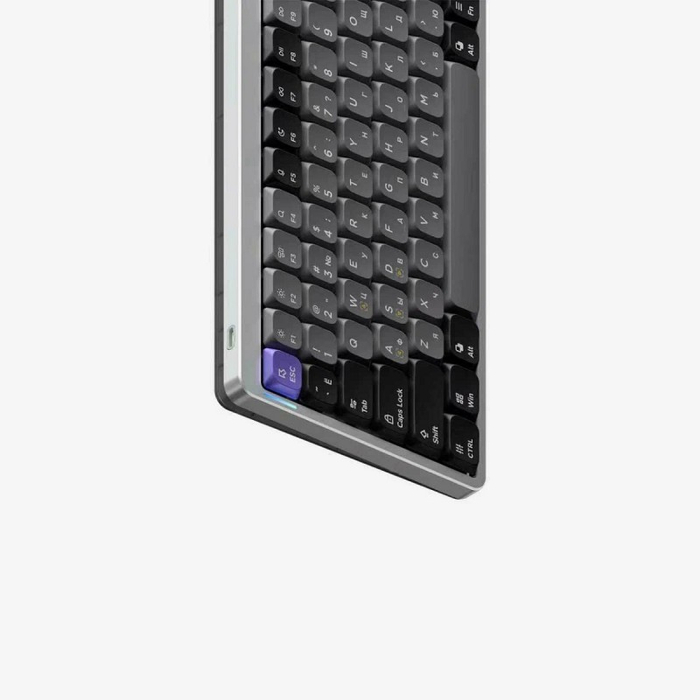 Ультратонкая игровая клавиатура на магнитных переключателях NuPhy Air75 HE, Low-Profile Magnetic Jade Pro Switch (Air75HE-SS-JPRO)