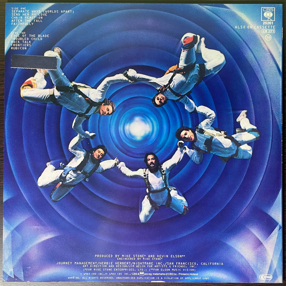 Journey ‎– Frontiers (Голландия 1983г.)