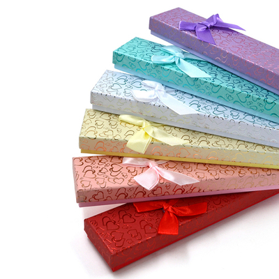 Футляр картонный прямоугольный, ассорти (6х2шт), серия "Подарочная" (№18)