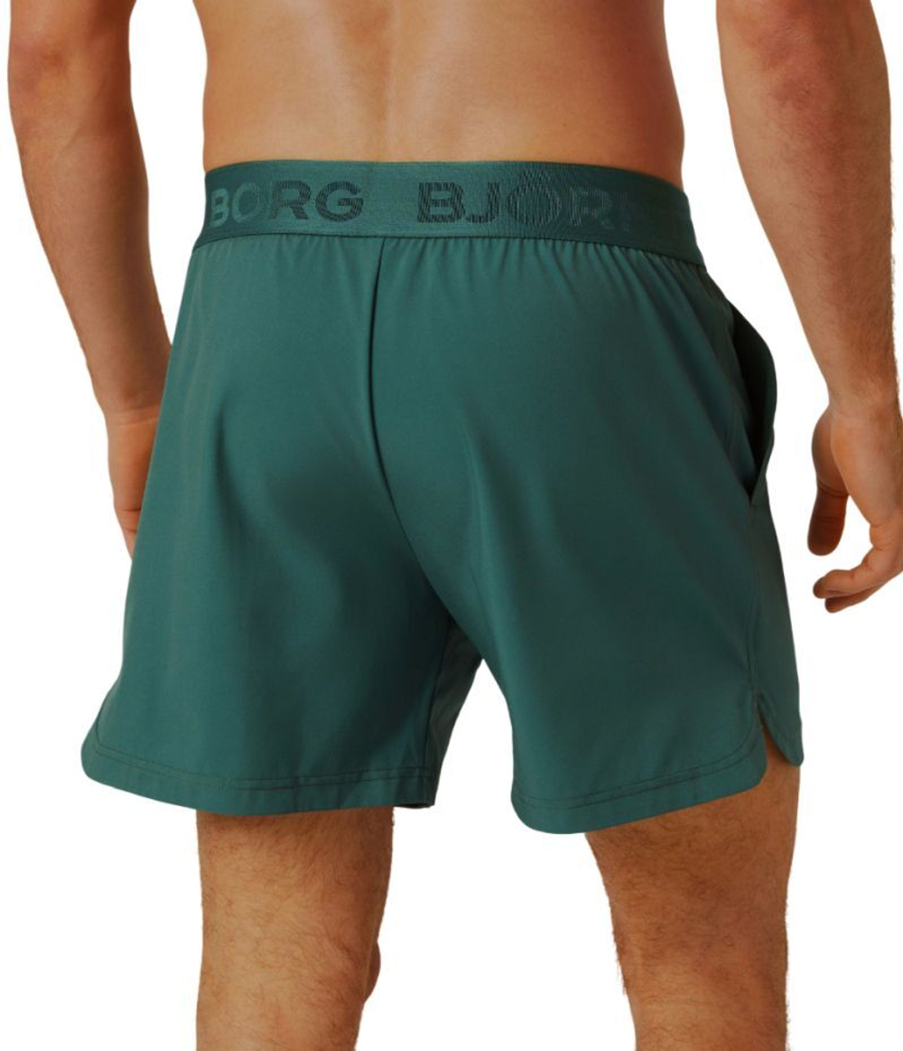 Мужские теннисные шорты Björn Borg Ace Short - зеленый