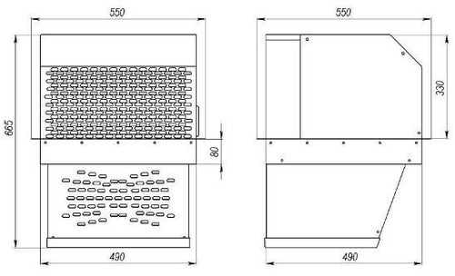 Холодильный потолочный моноблок Polair MB109ST