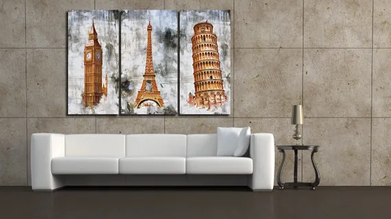 Модульная картина "Башни Мира"