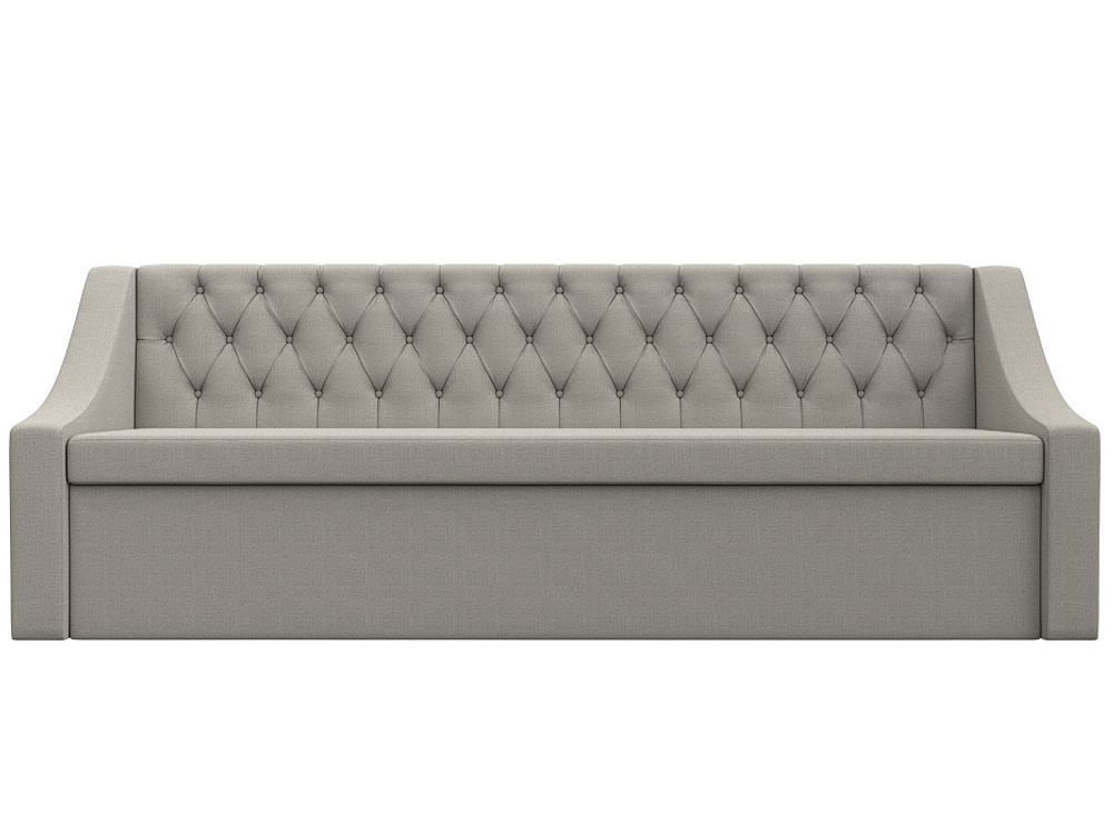 Диван кухонный прямой Мерлин, Амур 02 бежевый, Рогожка, 122467