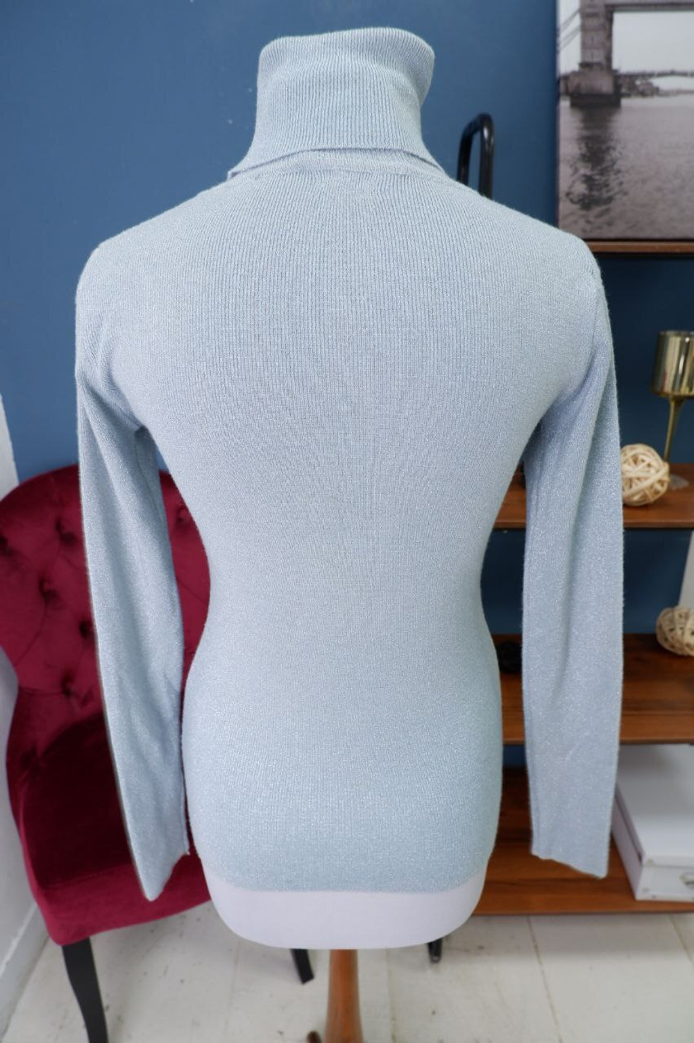 Джемпер с люрексом 42-44 размер