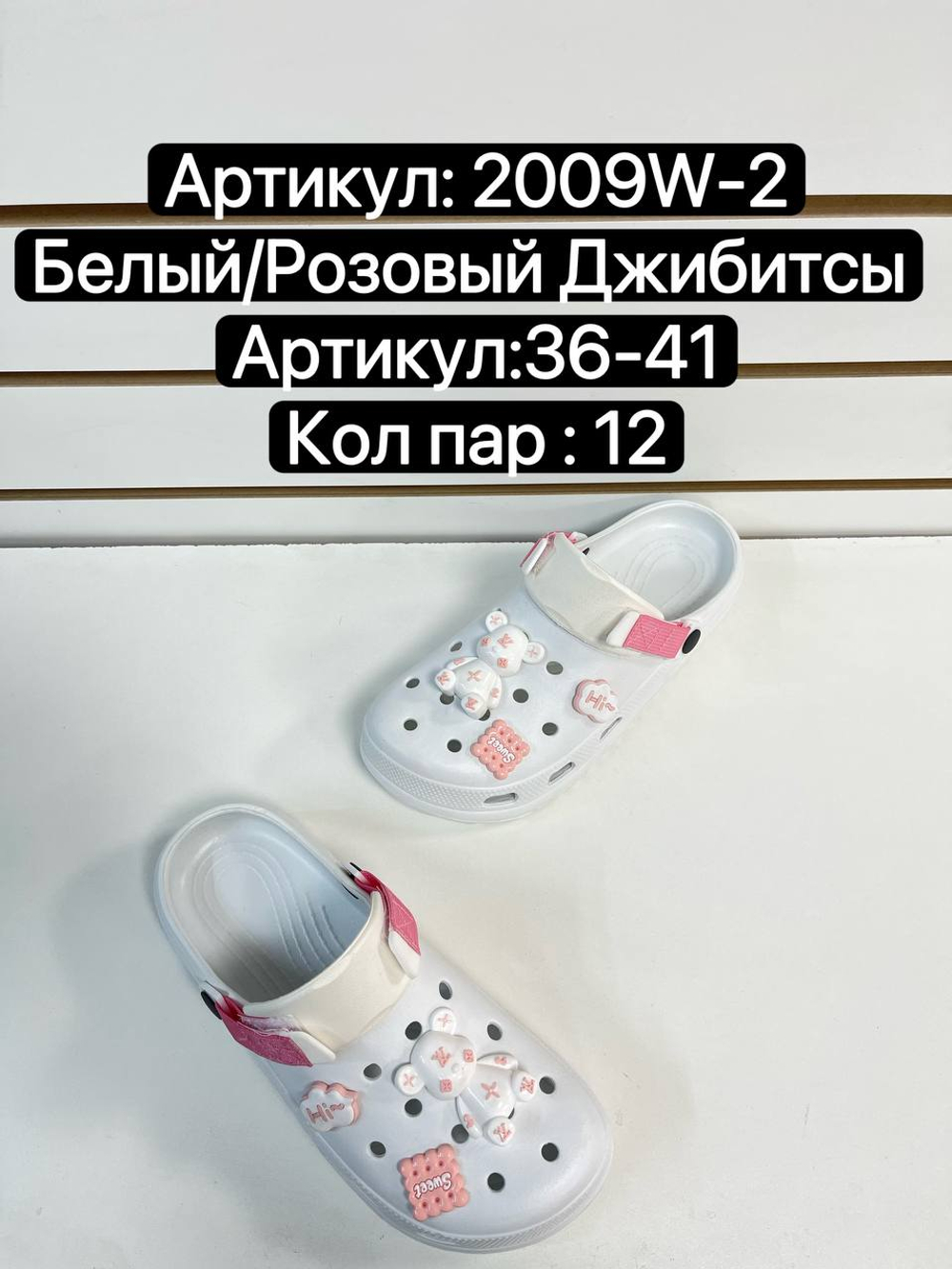 Сабо по 12 пар (36-41)р. 2009W-2-1