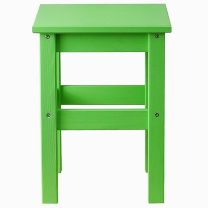 Табурет деревянный Одвар 33х33 см из массива сосны, салатовый