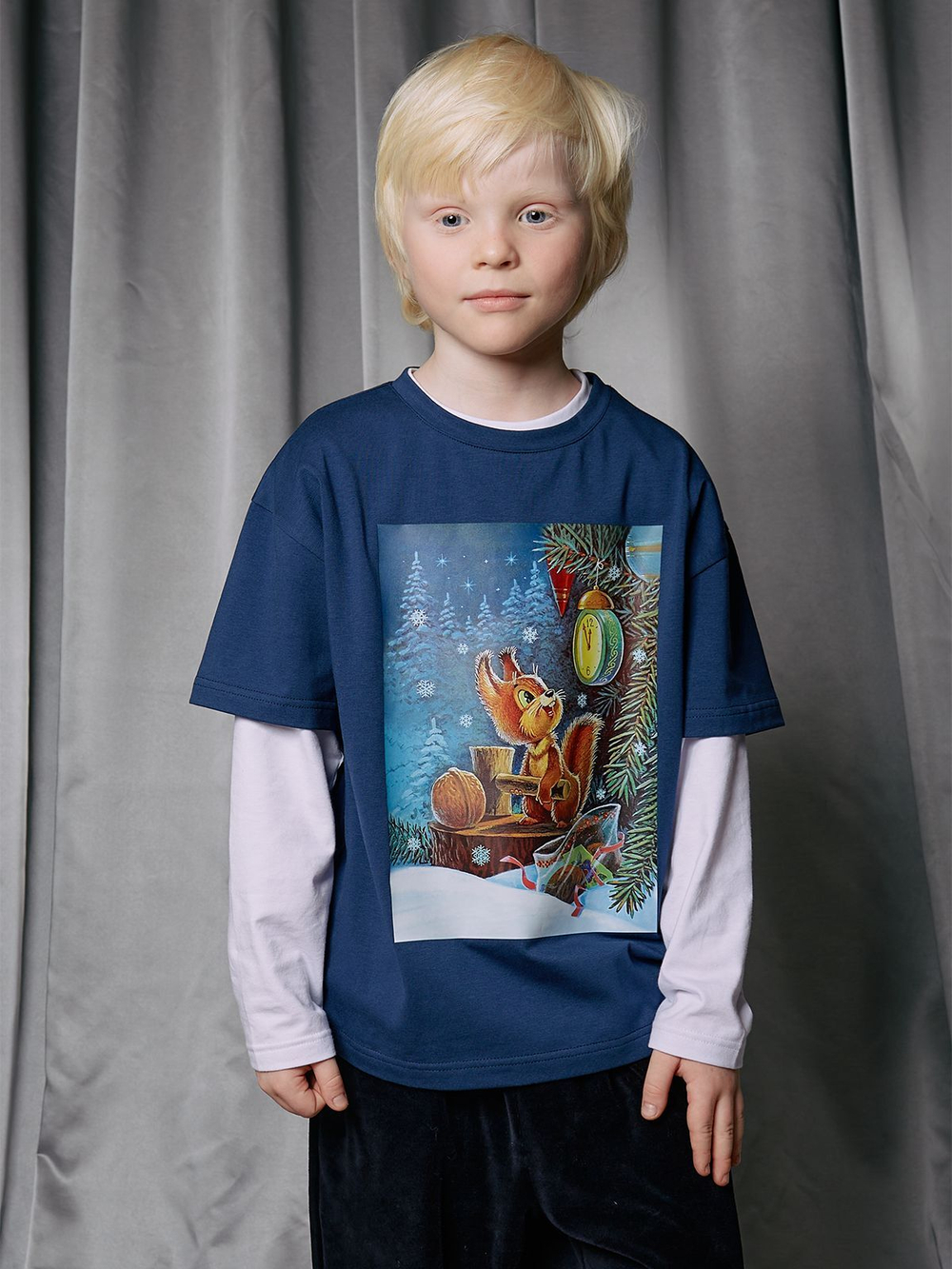 Футболка детская Mjölk х Зарубин Белочка