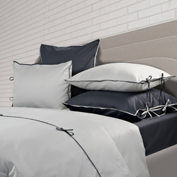 Комплект наволочек 2шт 50х70 Sharmes Luca антрацит/белый