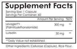 Mirica® Advanced - Enhanced Absorption Formula - Palmitoylethanolamide (PEA) and Luteolin - 60 Capsules