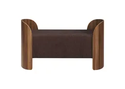 Банкетка Lagom 2 120 см (шоколад твид, орех)