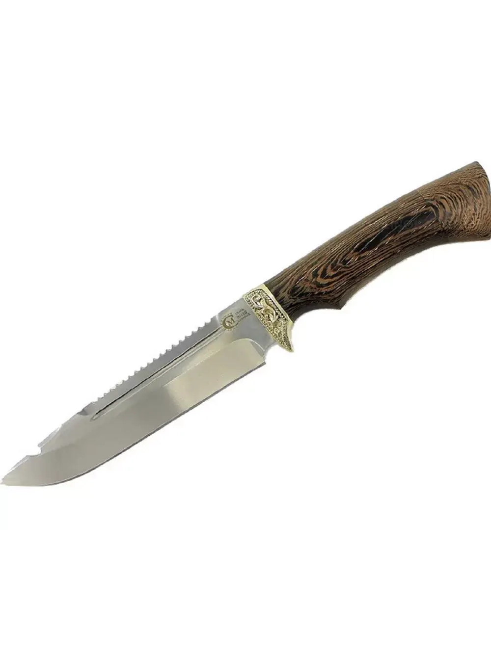 Нож Щука, кованый, полированный ст.95х18, венге, литьё