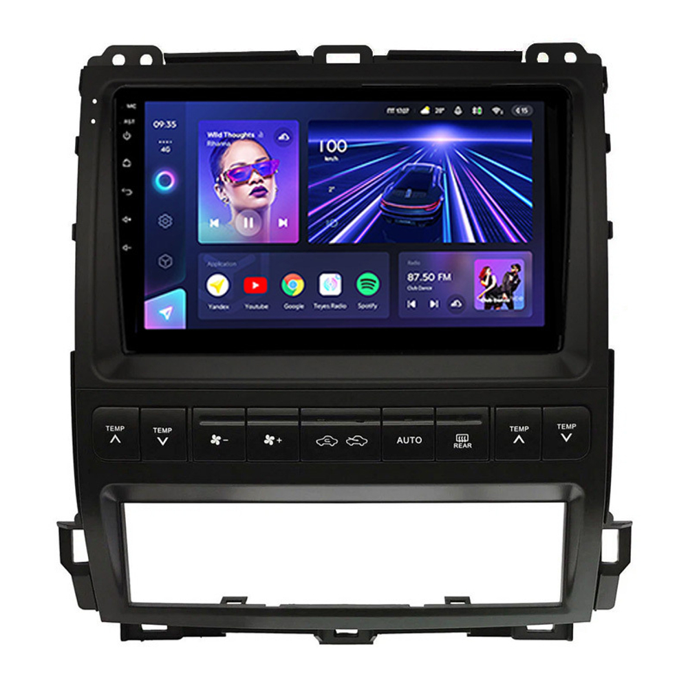Teyes CC3L 9"для Toyota Land Cruiser Prado, Lexus GX 2002-2009 (для авто с монитором)