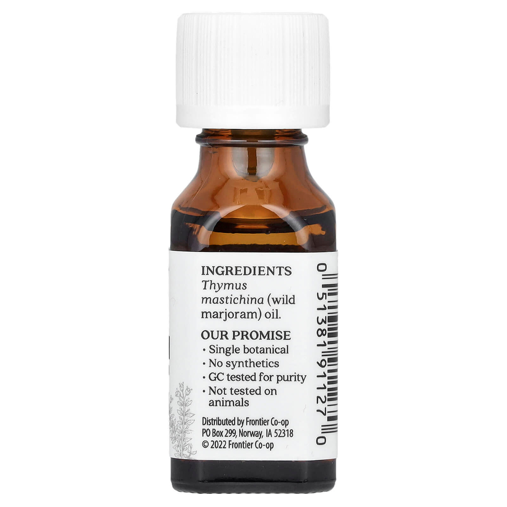 Aura Cacia, чистое эфирное масло, дикий чабрец, 15 мл (0,5 жидк. унции)