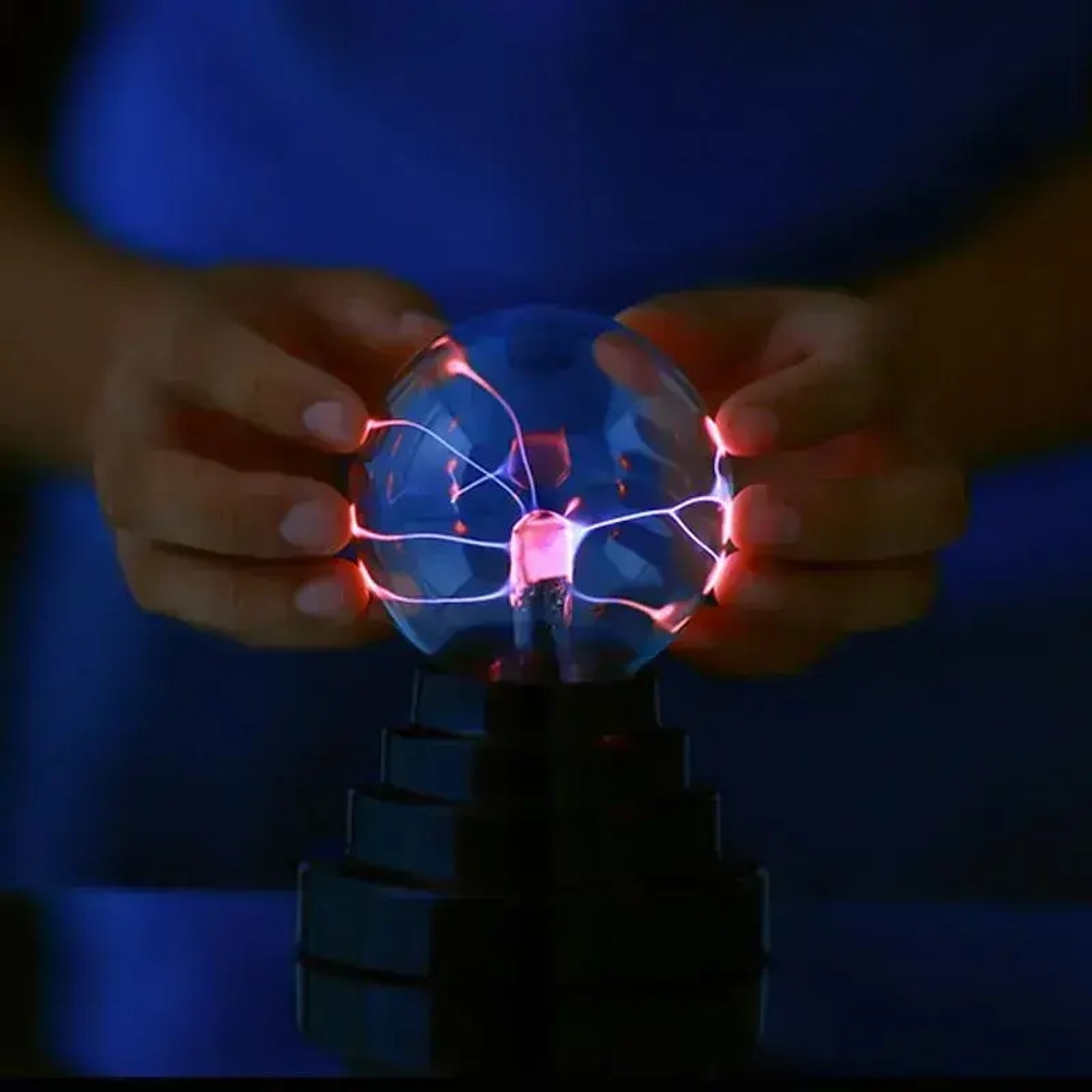 Плазменная лампа , магический шар 8см