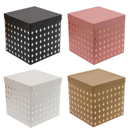 GAEM Коробка подарочная (бумага 350г/м2), L29,5 W29,5 H30 см, 4в.