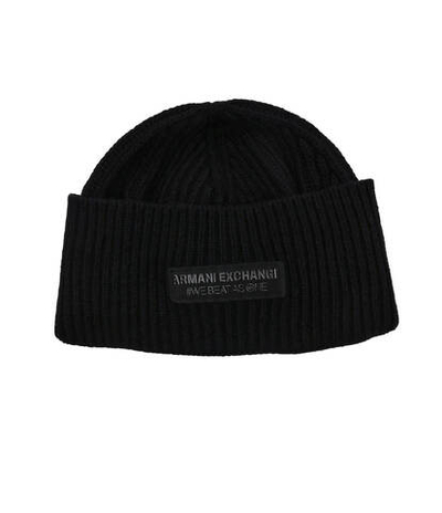 Хлопковая шапка Armani Exchange - черный(954660 3F300)