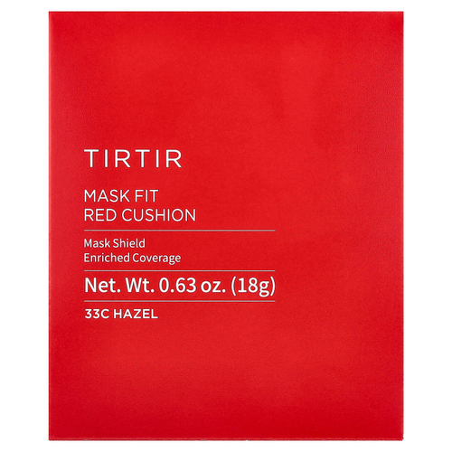 TIRTIR, Mask Fit Red Cushion, 33C Hazel, 18 г (0,63 унции)