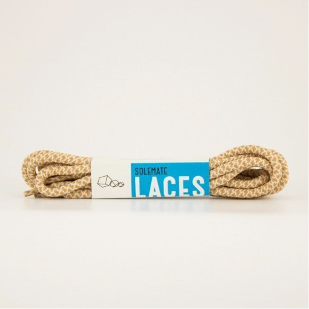 Шнурки Solemate Laces Бежево-Белого Цвета
